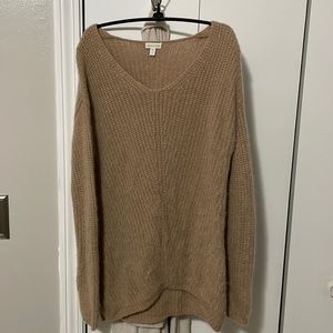Garnet Hill Cashmere Knit V-neck sweater
